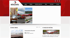 Desktop Screenshot of metalfonta.com.br